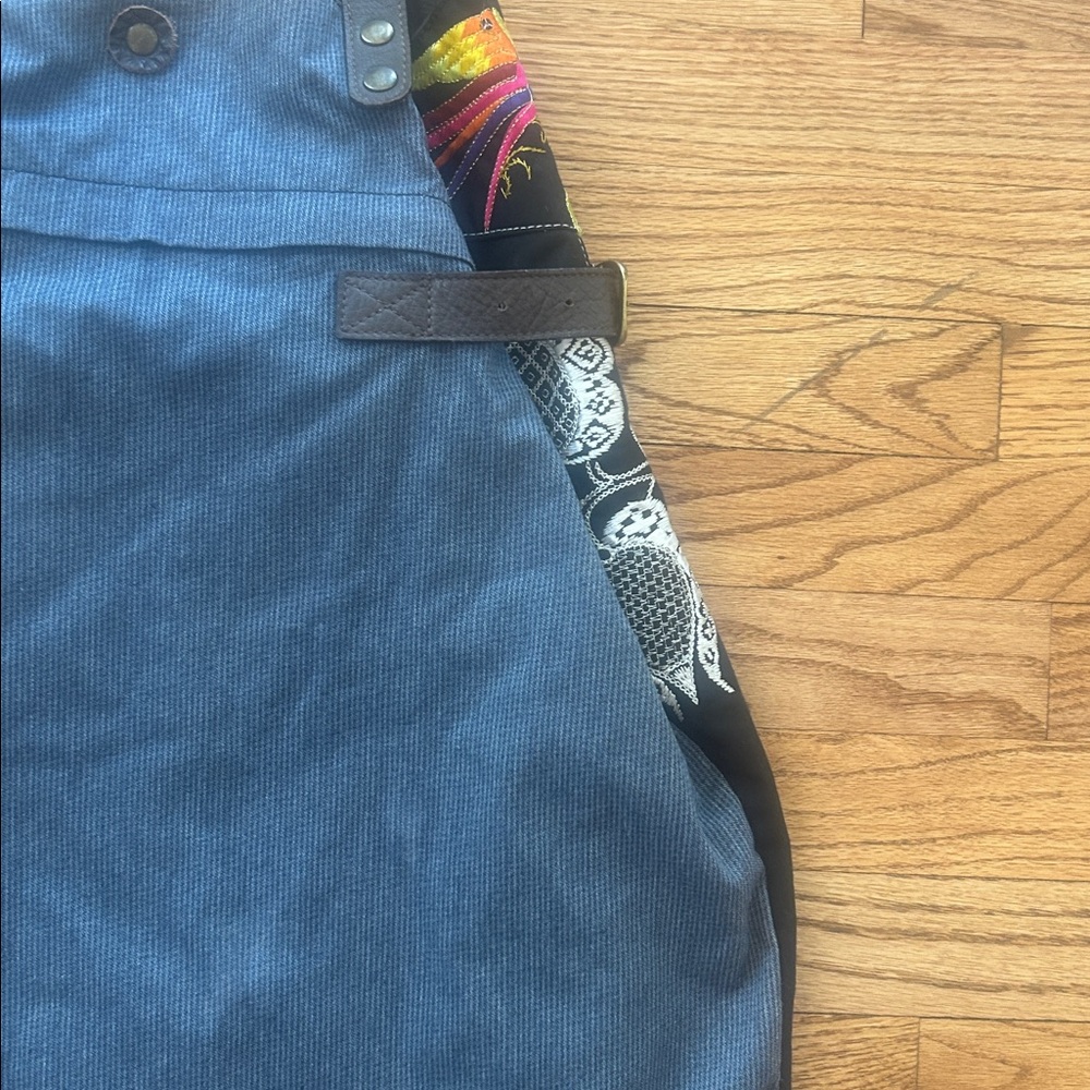 Anthropologie Embroidered Black and Multicolor Bag - Picture 9 of 16